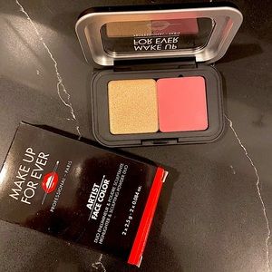 Make Up For Ever Artist Face Color Mini Highlight & Blush Duo